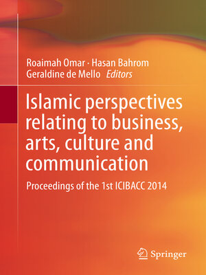 cover image of Islamic perspectives relating to business, arts, culture and communication